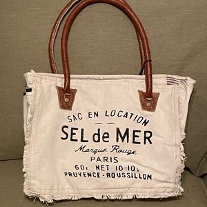 Creative Leather Arts Sel De Mer Upcycled Canvas Bag